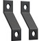Ekena Millwork Premium Z-Brackets for Barn Door Track (set of 2), Matte Black GB6001TZMB - alternate 3